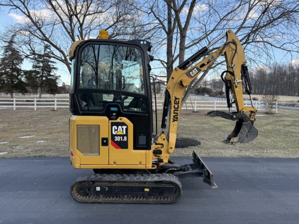 2019 Cat 301.8 Mini Excavator Cab Heat A/C